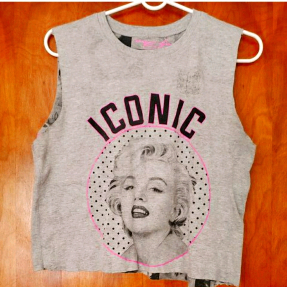 Vintage iconic Madonna woman's top (2 in 1) revers